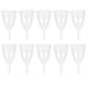 thumbnail image 4 of Copa menstrual femenina, 10 piezas de silicona reutilizable Copa menstrual femenina Copa de higiene femenina Confiabilidad excepcional, 4 of 12