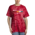 thumbnail image 1 of West Coast Central League Tie Dye Crystal Women -Image by Shutterstock, Female XX-Large, 1 of 4