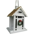 thumbnail image 2 of Home Bazaar Christmas Cottage Bird Feeder - Red, 2 of 2