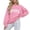 Pink Sweatshirts, variant on Jsaierl Womens Mama Sweatshirts Casual Solid Color Round Neck Sweatshirt Oversized Sweater Cotton Long Sleeve Shirts Early Fall Fashion S-2XL