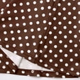 thumbnail image 6 of BONIXOOM Spring Dresses For Women Multi-theme Casual Crew Neck Tab Short Sleeve Pullover Dress Polka Dot Brown Dresses, 6 of 8