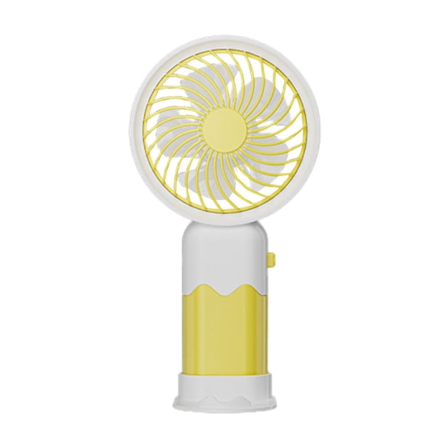 Mini Handheld Fan USB Rechargeable, Portable Handheld Fan with Phone Holder, USB Fan for Outdoor Camping, Personal Cooling Fan Rechargeable for Travel and Home