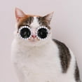 thumbnail image 4 of Dalrosia Dog Sunglasses Pearl Dog Sunglasses Small Medium Breed Girl Holiday Party Dog Costume Accessories, 4 of 6