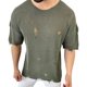 thumbnail image 1 of Playeras Interiores Hombre Cuello V Camisas De Cuello En V Para Hombre Camisetas De Manga Larga Casuales Elegantes Para Vacaciones En La Playa Tops Hippies De Verano, 1 of 3
