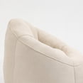 thumbnail image 3 of PORKISS Oversized Bean Bag Chair with Ottoman, Memory Foam Super Soft Lazy Couch for Adults Teens Kids, Microfiber Beige, 3 of 9