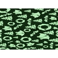 thumbnail image 1 of Ahgly Company Machine Washable Indoor Rectangle Transitional Night Black Area Rugs, 3' x 5', 1 of 7