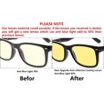 thumbnail image 4 of Eyekepper Classical Rectangular Frame Spring-Hinges Computer Reading Glasses Readers Eyeglasses (Tortoiseshell, Yellow Tinted Lenses) +2.25, 4 of 8
