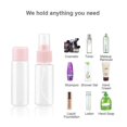 thumbnail image 5 of Travel Bottles Kit, Leak Proof Portable Toiletry Containers Set, Clear Pet Flight Size Cosmetic Containers For Lotion, Shampoo, Cream, Soap, Set Of 11, 5 of 5