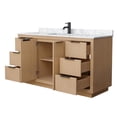 thumbnail image 2 of Wyndham Collection Wcf282860s-Nat-Unsmxx Maroni 60" Free Standing Single Basin Vanity Set, 2 of 4