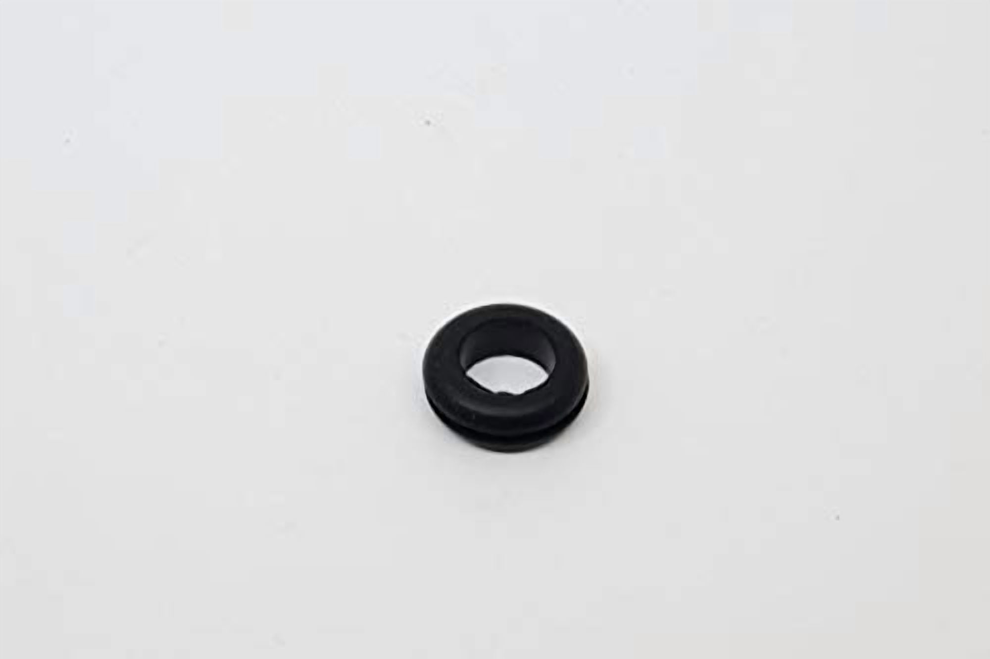 Pkg of 24 - Black Buna-N Rubber Push-in Mil-Spec Grommet - Inner Diameter 1/2", Outer Diameter 1 1/16", Fits Panel Hole 13/16", Fits Panel Thickness 1/4"