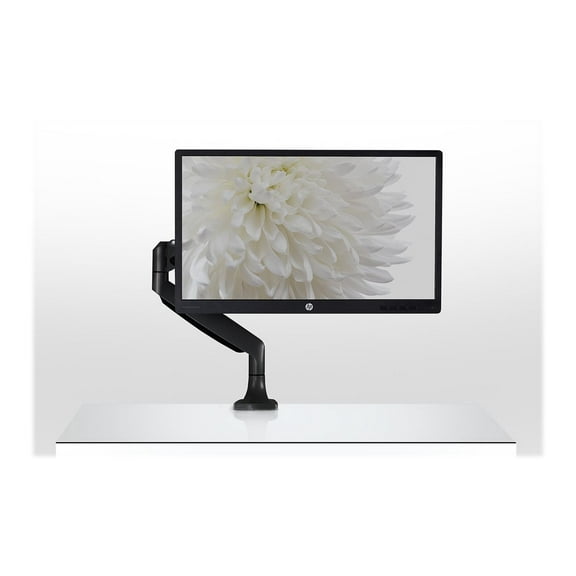 Mount-It! Height Adjustable Single Monitor Desk Mount Arm for 13"-32" Monitors, Black