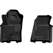 Husky Liners X-act Contour Floor Mats | Fits 2025 Dodge Ram 1500, Crew Cab & Quad Cab | Front Row, 2-pc Black - 54521