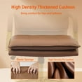 thumbnail image 5 of YJETYH Ergonomic Office Chair - Brown Leather Desk Chair, 23.62"D×19.68"W×40.55"H, 360° Swivel Adjustable Height for Home Office Study​, 5 of 9