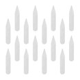 thumbnail image 2 of 200Pcs Daily Shirts Collar Stays Transparent Shirt Collar Stiffeners Collar Corners, 2 of 2