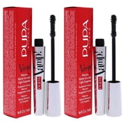Pupa Milano Vamp! Mascara - 504 Military Green - Pack of 2 - 0.32 oz Mascara