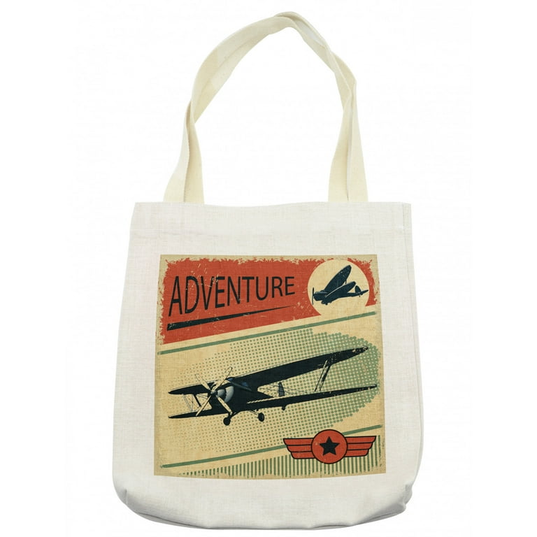 Tote bag outlet for plane