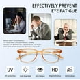thumbnail image 3 of CLASAGA Reading Glasses for Women Men, Blue Light Blocking Ladies Computer Readers Eyewear with Spring Hinge, 3 of 7