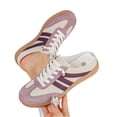 thumbnail image 6 of UDAUDU Womens Sneakers 2026 Fashion Sneakers with Removable Insole Stylish and Lightweight Spring Summer Fall Shoes for Women Casual Non Slip Lace Up Walking Footwear Purple, 6 of 7