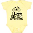 thumbnail image 3 of Inktastic Biking with Mommy Bicycle Boys or Girls Baby Bodysuit, 3 of 5
