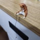 thumbnail image 2 of Adorno Gato Pesca Mini Estatuilla Interior Del Coche (gato Leopardo), 2 of 4