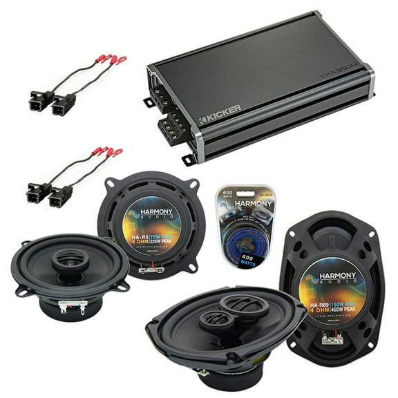 Fits Cadillac Seville 1992-1995 Speaker Upgrade Harmony R5 R69 & CXA360.4 Amp
