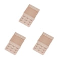 thumbnail image 1 of Wweixi Extension Strap Bra Extender Breathable 3 Rows 3 Hook Women Accessories Adjustable Lengthened Band Lingerie Intimates deep flesh 3Set, 1 of 6