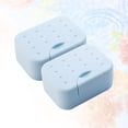 thumbnail image 6 of SHINYPASING Bathroom Soap Box Locked Soap Container Box Blue 2Pcs for Outdoor Activities, 6 of 8