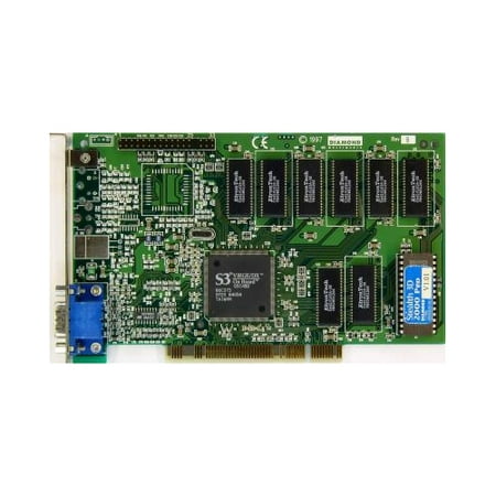 Refurbished-DiamondStealth 3D 2000 ProS3 ViRGE/DX chipset 2MB PCI video