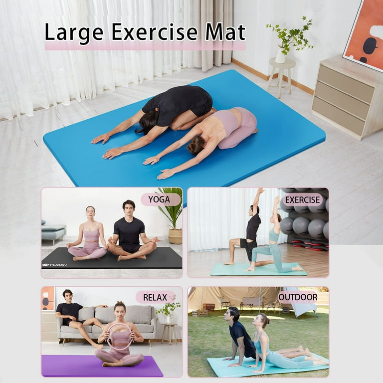 RYTMAT Oversized XL Fitness Mat 1 2 Thick Extra Wide 78 x51