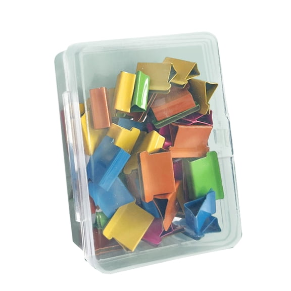 Clam Clips Dispenser, Binder Clam with Clips for Fixing Loose Paper Bookbinding Documents Assignments Home