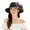 Black, variant on ZenCart Women Organza Kentucky Sun Hats Wide Brim Flower Church Bridal Hat Beach Derby Hat for Tea Party Wedding