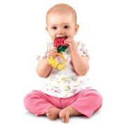 Fisher-Price Sweet Treats Teether, Strawberry (Discontinued by Manufacturer)