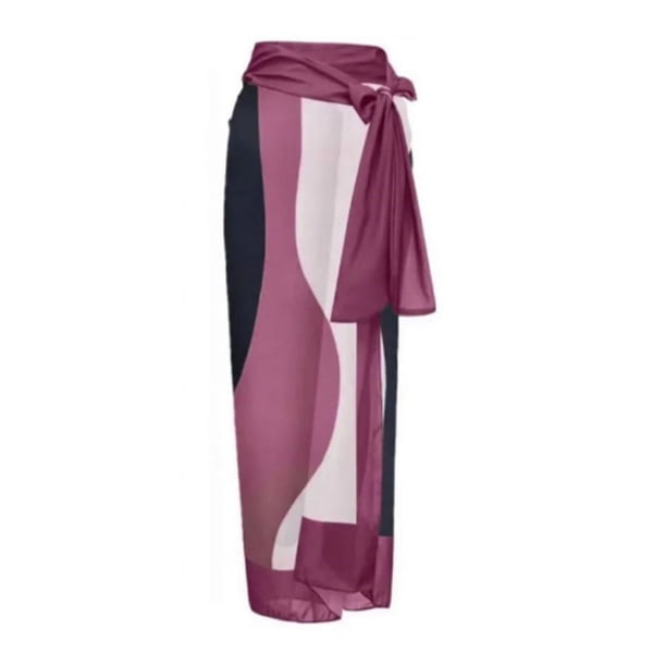 Traje de baño de bikini de una pieza para mujer, falda de gasa con protector solar conservador, traje de baño de aguas termales para vacaciones en la playa
