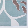 thumbnail image 3 of Ladole Rugs Rose Pattern Abstract Design Contemporary Area Rug Carpet in Light Blue, 7x10 (6'5" x 9'5", 200cm x 290cm), 3 of 6