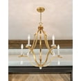 thumbnail image 6 of Crystorama Perry 5 Light Antique Gold Chandelier - 25.5"W x 27"H x 25.5"D, 6 of 11