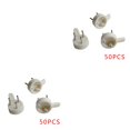 thumbnail image 1 of fastboy 50pcs White Plastic Invisible Wall Mount Photo Frame Picture Frame Wall Hook Strong And Seamless Hanging Household Hardware 2Set, 1 of 6