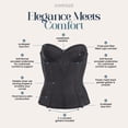 thumbnail image 4 of Dominique Women’s Lace Longline Corset Bustier Bra #8949 – Strapless Bra Seamless Full Figure Support - Lingerie for women, 4 of 6