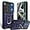 Blue, variant on Compatible with OnePlus 12 Case with Screen Protector*2 with Slide Camera Cover, 360°Rotation Ring Kickstand [Military Grade] 1+ 12 Case for OnePlus 12 Phone Case,Gold
