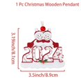 thumbnail image 3 of Adornos navideños familiares y personales para el hogar, adornos navideños colgantes para el árbol de Navidad 2024, Año Nuevo 2025, 3 of 5