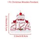 thumbnail image 3 of Adornos navideños familiares y personales para el hogar, adornos navideños colgantes para el árbol de Navidad 2024, Año Nuevo 2025, 3 of 5