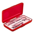 thumbnail image 1 of Paquete 160 piezas Set de manicure con estuche plástico rojo 10 x 5.3, 1 of 4