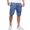 08#Blue, variant on Drawstring Chino Shorts for Men Cotton Stretch Twill Elastic Waist Summer Beach Golf Casual with Pockets 2026 Khaki XL