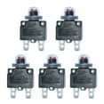 thumbnail image 2 of Breaker Overload Protector Switch Fuse Overload Overcurrent Reset Insurance 5pcs 10A Bakelite Base Metal Terminal, 2 of 7