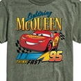 thumbnail image 3 of Disney's Cars - Lightning McQueen Think Fast - Men's Short Sleeve Graphic T-Shirt, 3 of 5