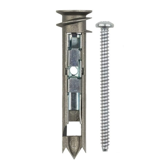 Heavy Duty Self-Drilling Toggle Anchors for Drywall with Screws Kit, Zinc