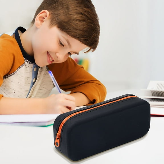 YIMWNYI Soft Zippered Pencil Case, Cute and Stylish Pencil Bag, Durable Stationery Organizer, Portable and Easy to Clean for Office and Travel