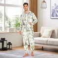 thumbnail image 6 of FORMRS Onesies Pajama for Adults Unisex Hoodie Winter Jumpsuit One Piece Sleepwear, Sizes S-2XL, Watercolor Forest Animals, 6 of 7