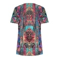 thumbnail image 5 of Nmnitkp Womens Summer Tops Beautiful,Short Sleeve Shirts for Women Eyelet Embroidery Summer Dressy Tops 2026 Trendy Lace Casual T-Shirts Work Outfits Brown,S, 5 of 5