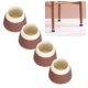 thumbnail image 1 of Fundas De Silicona Para Pies De Muebles, 4 Piezas Protectores De Silicona Para Muebles 3,3x4x4 Cm Doble Capa Para Sillas Para Mesas Para Camas Sofás Para Gabinetes, 1 of 7