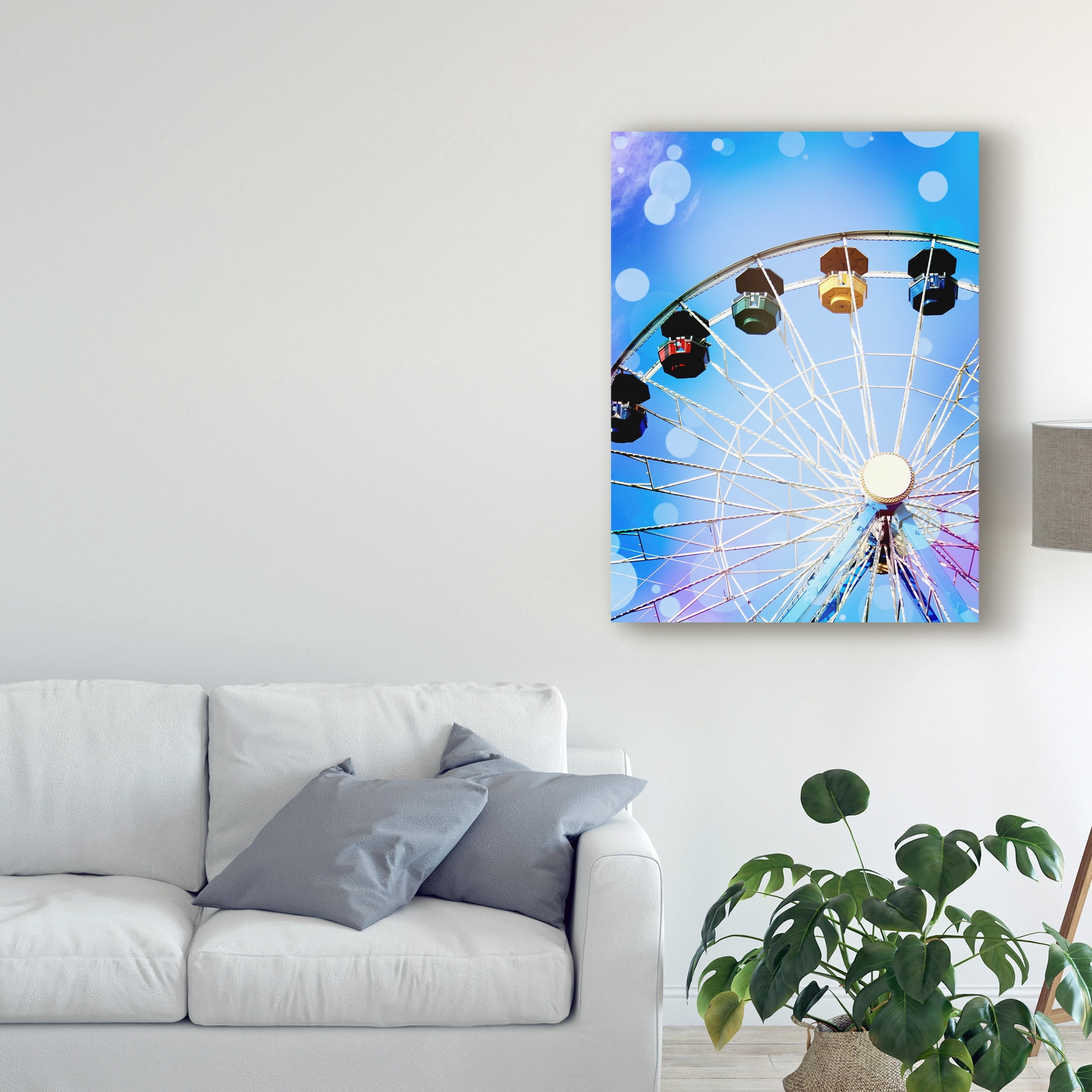 Trademark Fine Art 'Carnival Blues II' Canvas Art by Sylvia Coomes